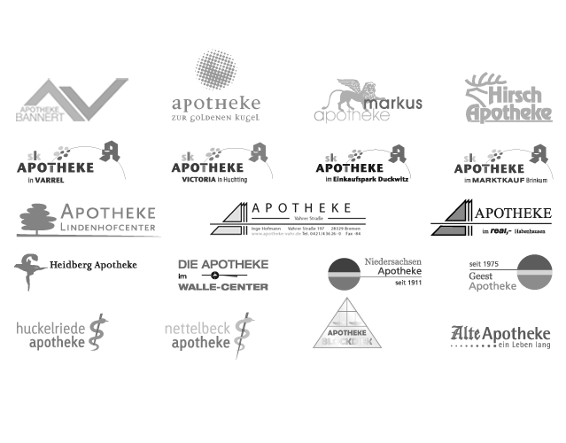 gesundheitsnetz-bremen-logos-apotheken Die Logos aller Apotheken im Gesundheitsnetz Bremen
