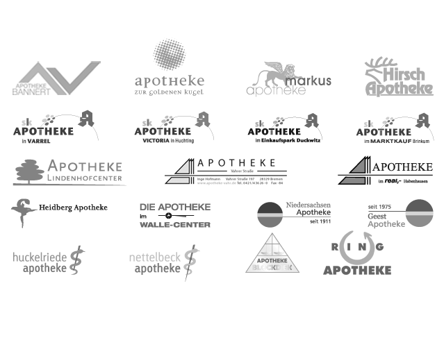 gesundheitsnetz-bremen-logos-apotheken Die Logos aller Apotheken im Gesundheitsnetz Bremen