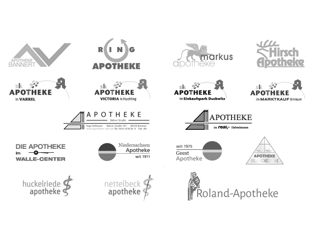 gn-apos-logos-2022 Die Logos aller Apotheken im Gesundheitsnetz Bremen